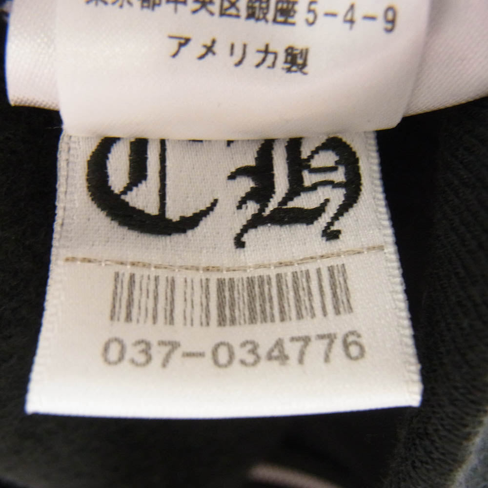CHROME HEARTS クロムハーツ（原本無） SWTSHRT HD ZIP バックアーチロゴ プリント ダガー ジップアップ フーディ パーカー ブラック系 L【美品】【中古】