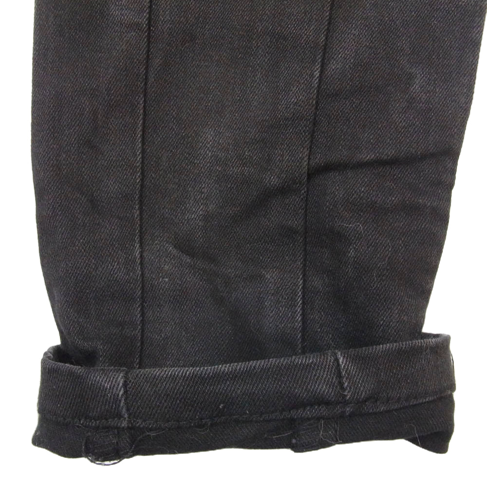 NO ID. ノーアイディ ストレッチ ライダース デニム パンツ バイカー ブラック系 2【中古】