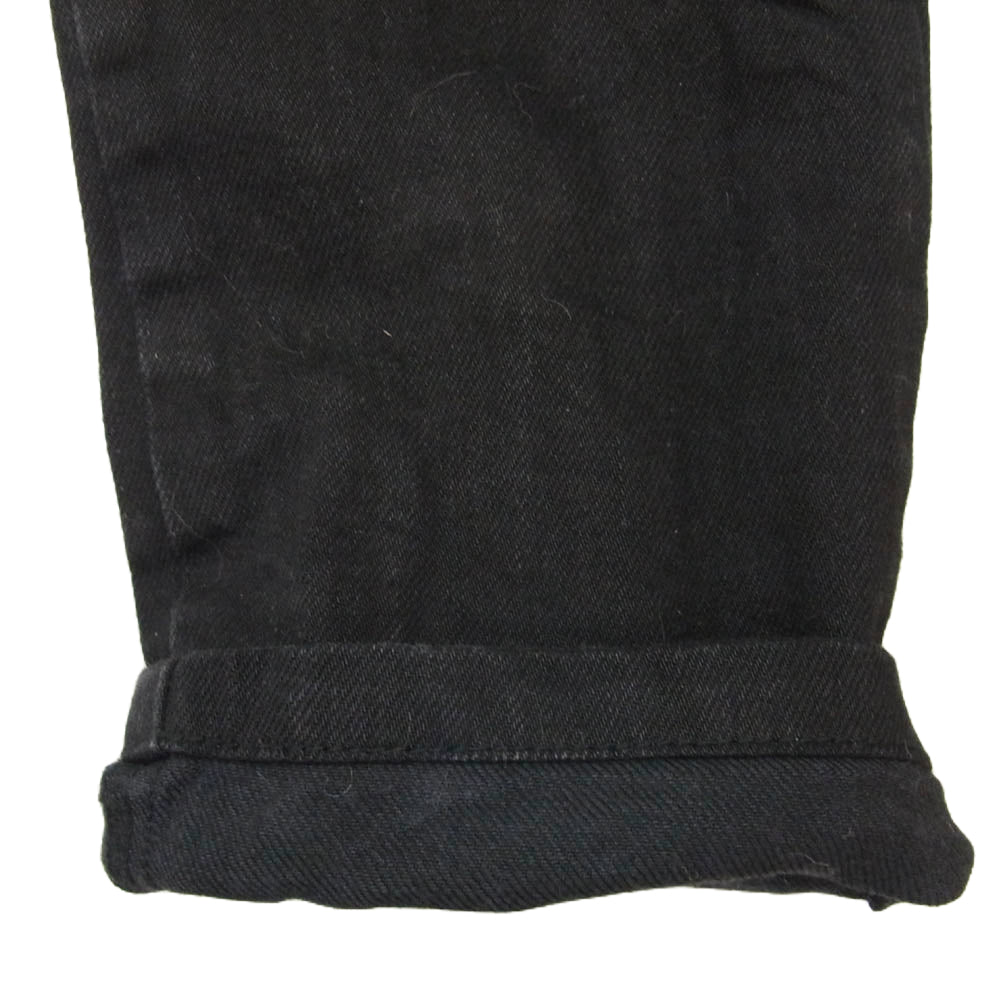 NO ID. ノーアイディ BLACK ボンテージ デニム パンツ ブラック系 2【中古】
