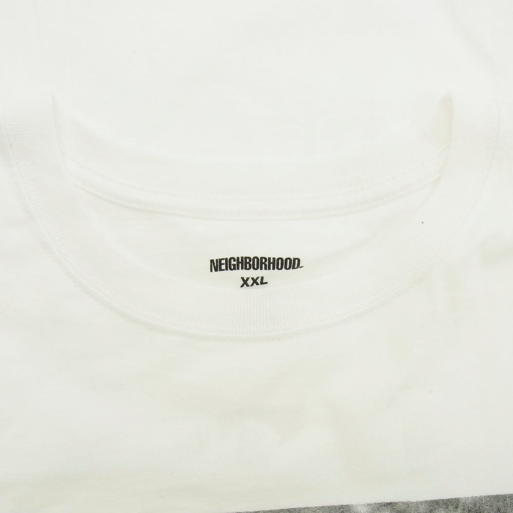 NEIGHBORHOOD ネイバーフッド 22SS ON-2 C-TEE プリント Ｔシャツ 半袖 ホワイト系 XXL【中古】