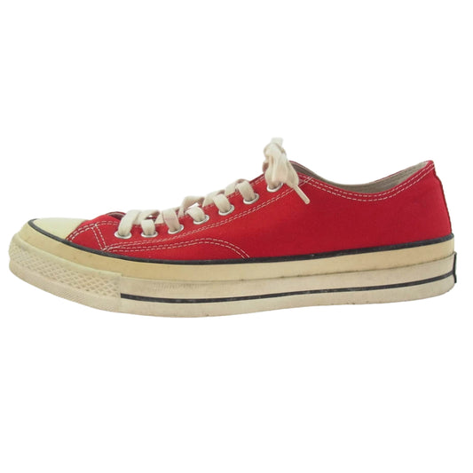 CONVERSE コンバース 6J1002A97 ADDICT CHUCK TAYLOR CANVAS OX ローカット キャンバス スニーカー レッド系 30cm【中古】
