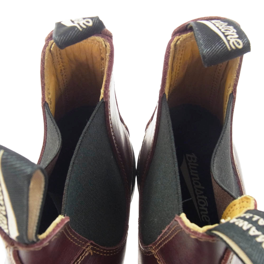 ブランドストーン 1440 CLASSICS COMFORT Red Wood クラッシック サイドゴア ブーツ レザー エンジ系 10【中古】