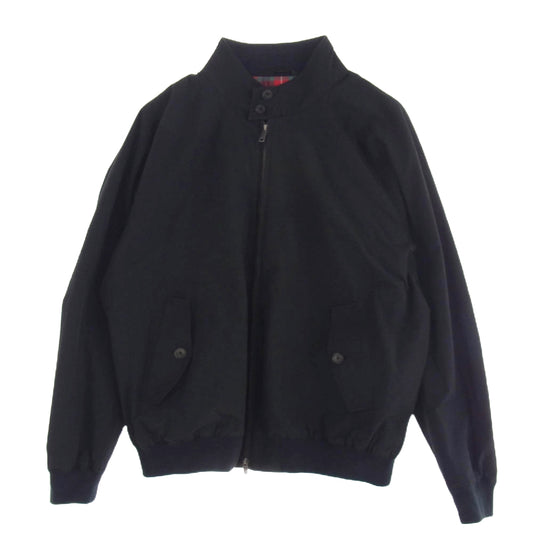 BARACUTA バラクータ G9 Regular Fit ハリントン ジャケット スウィングトップ ブルゾン 裏地チェック ブラック系 50【中古】