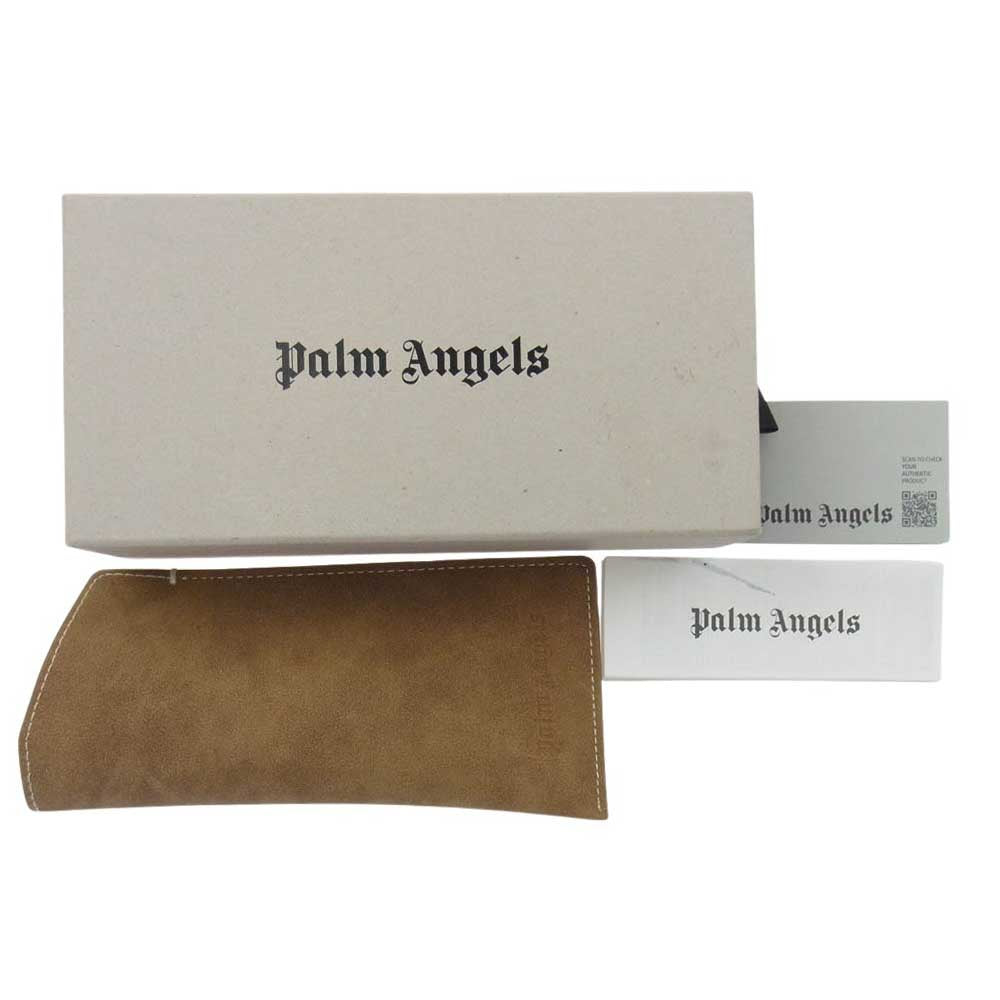 PALM ANGELS パームエンジェルス PER1007 スクエアフレーム サングラス アイウェア フレーム：ホワイト系 51□19　145【中古】