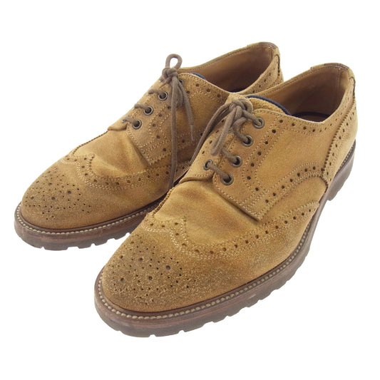 Brunello Cucinelli ブルネロクチネリ スエード ウィングチップ シューズ ベージュ系 44【中古】
