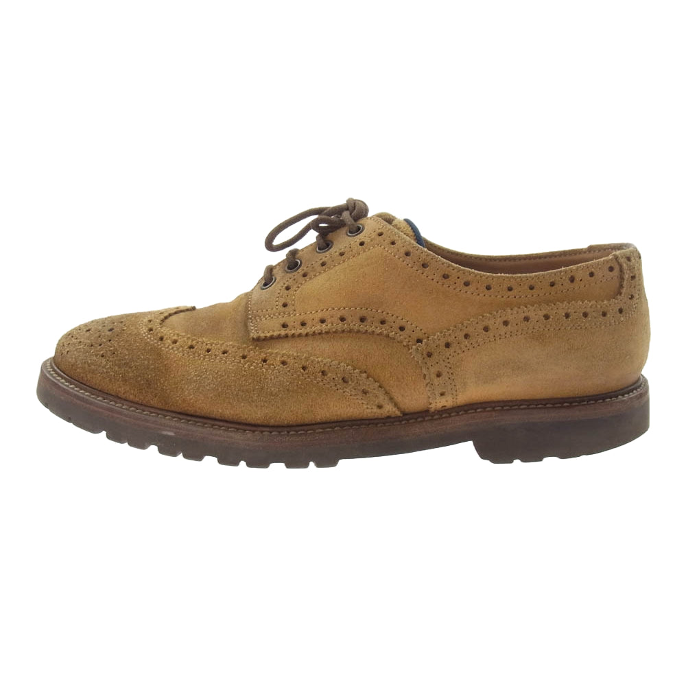 Brunello Cucinelli ブルネロクチネリ スエード ウィングチップ シューズ ベージュ系 44【中古】