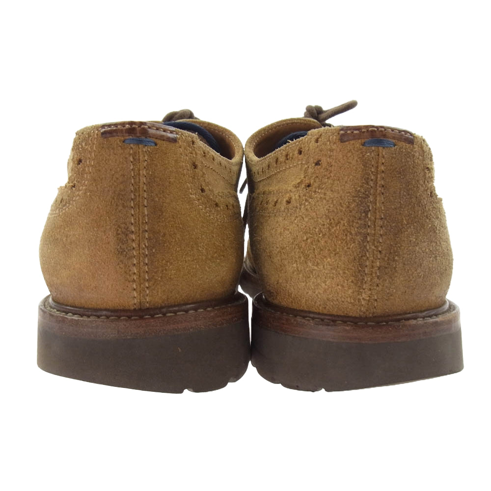 Brunello Cucinelli ブルネロクチネリ スエード ウィングチップ シューズ ベージュ系 44【中古】