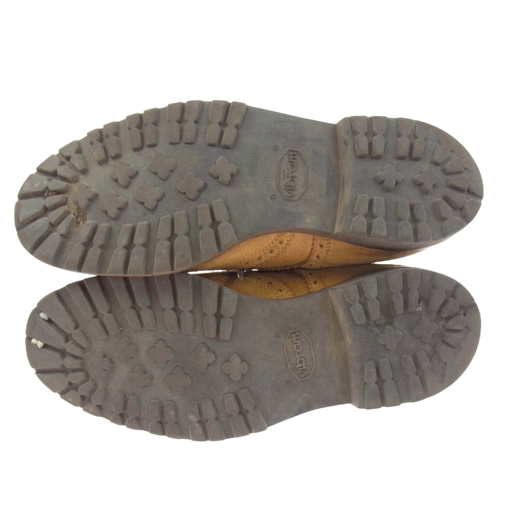 Brunello Cucinelli ブルネロクチネリ スエード ウィングチップ シューズ ベージュ系 44【中古】