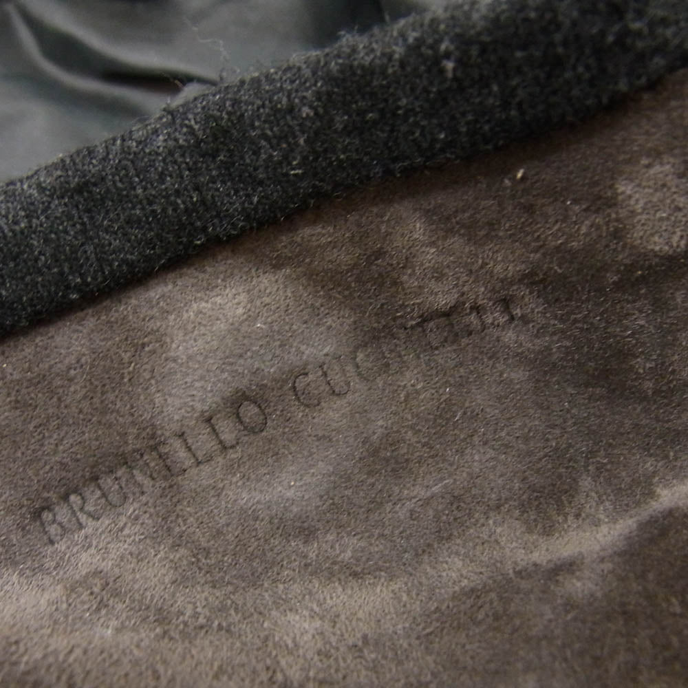 Brunello Cucinelli ブルネロクチネリ スエード トートバッグ ブラウングレー系【中古】