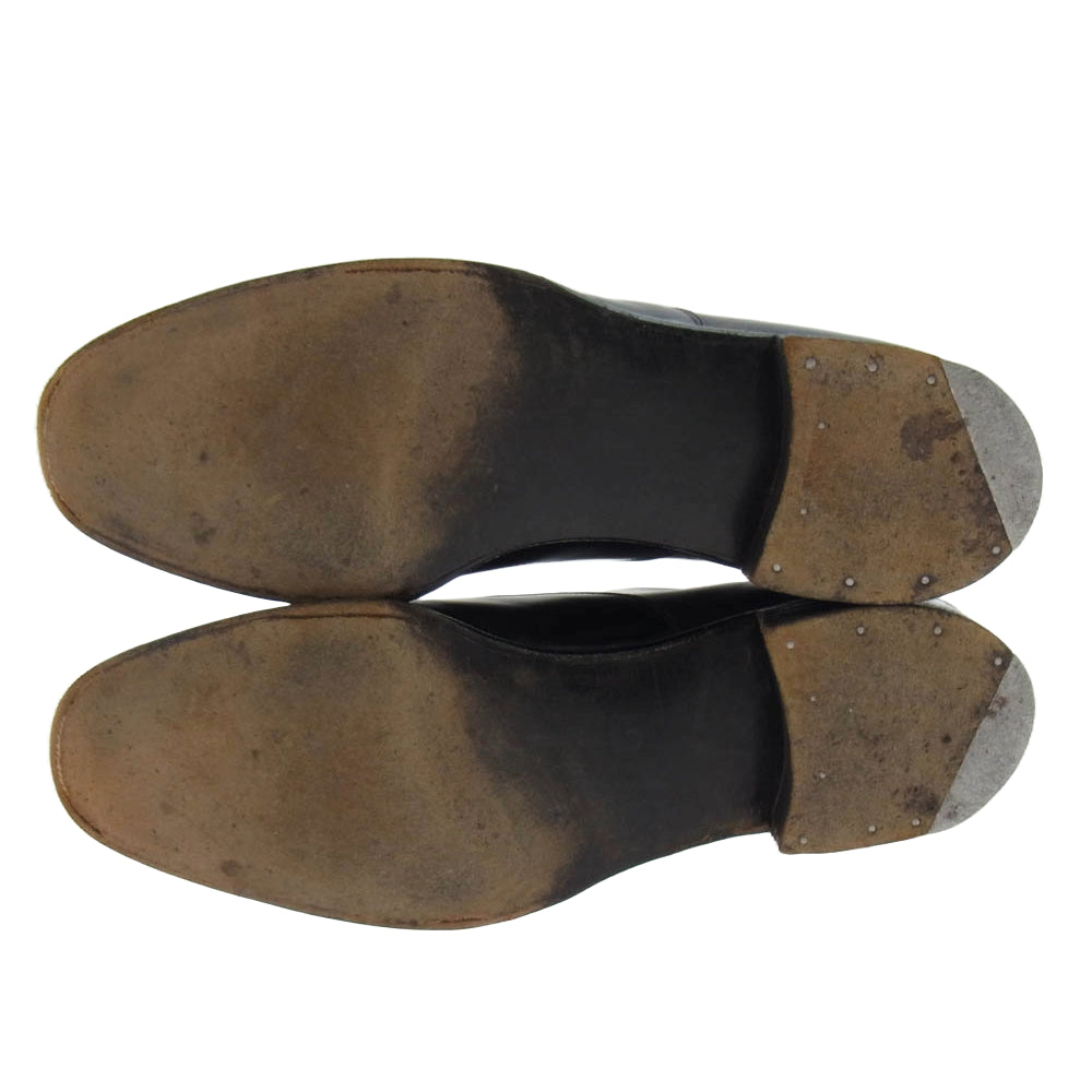 John Lobb ジョンロブ LONDON ビスポーク シューズ パンチド キャップトゥ ブラック系 実寸28cm【中古】