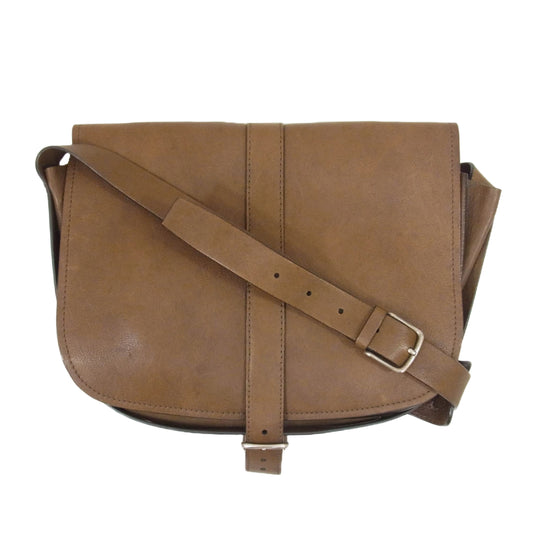 TOM FORD トムフォード レザー ショルダー バッグ ブラウン系【中古】