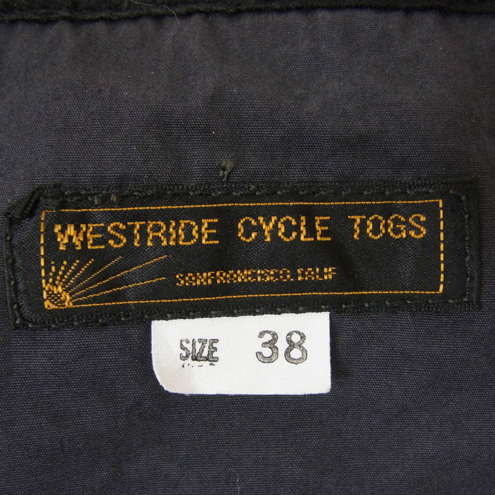 WESTRIDE ウエストライド CYCLE TOGS ベスト ブラック系 38【中古】
