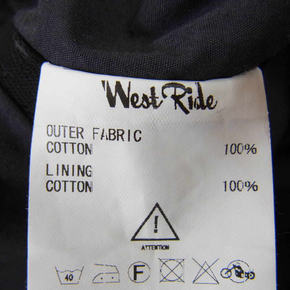 WESTRIDE ウエストライド CYCLE TOGS ベスト ブラック系 38【中古】