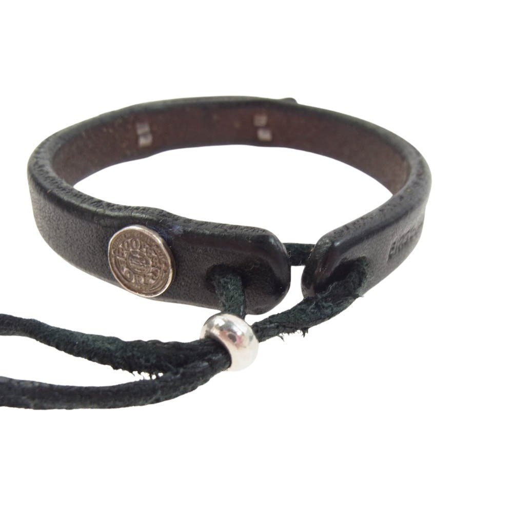 FIRST ARROW's ファーストアローズ HOOPER WORKS レザー ブレスレット ブラック系 シルバー系【中古】