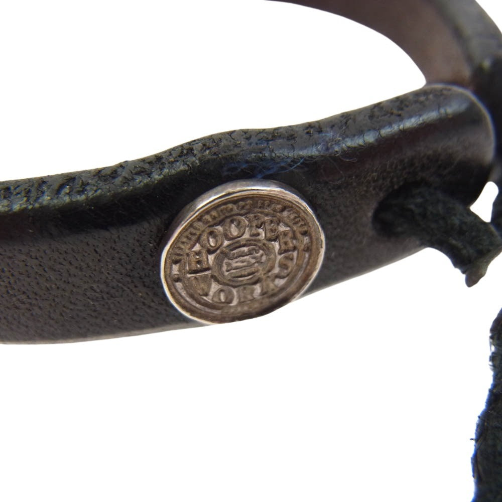 FIRST ARROW's ファーストアローズ HOOPER WORKS レザー ブレスレット ブラック系 シルバー系【中古】