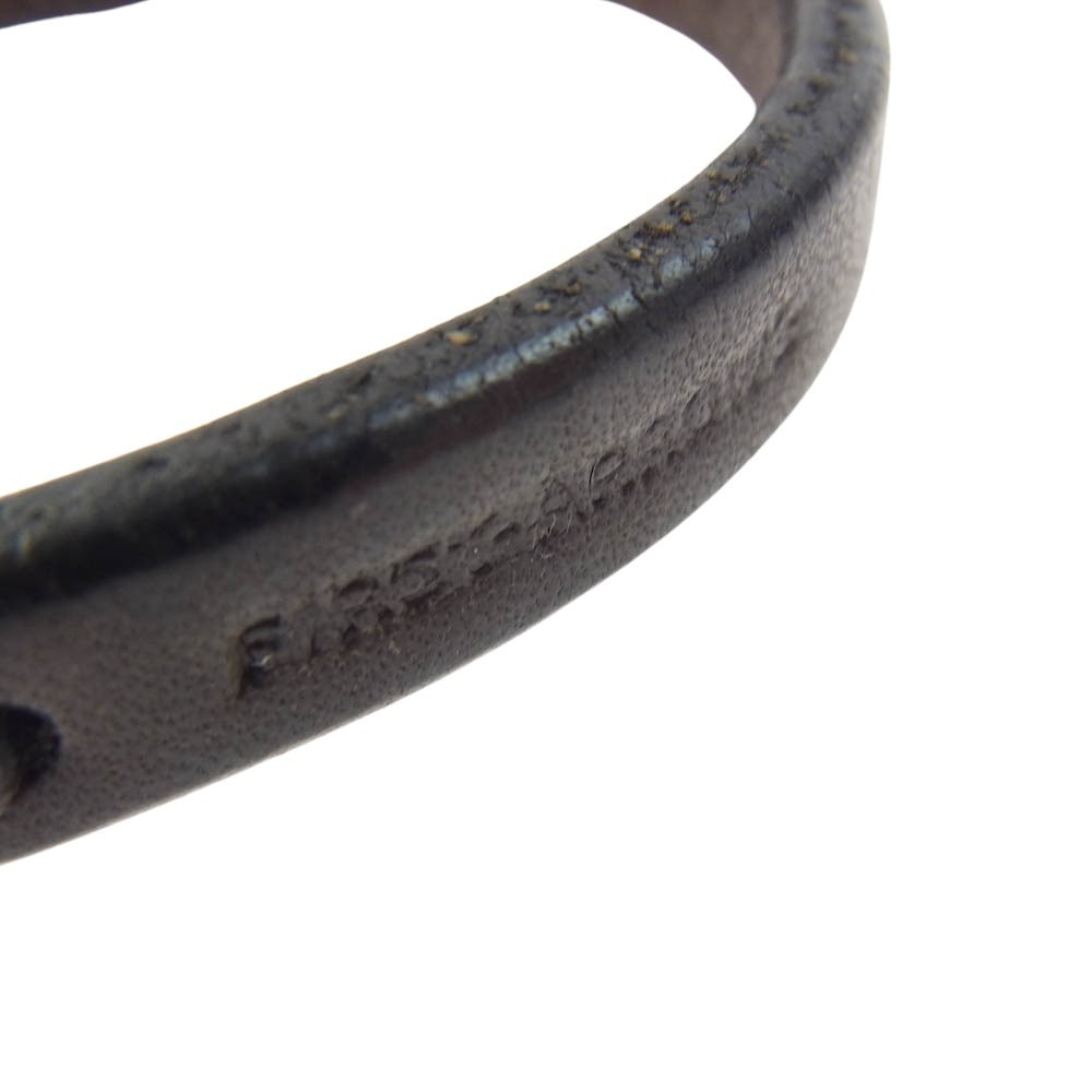 FIRST ARROW's ファーストアローズ HOOPER WORKS レザー ブレスレット ブラック系 シルバー系【中古】