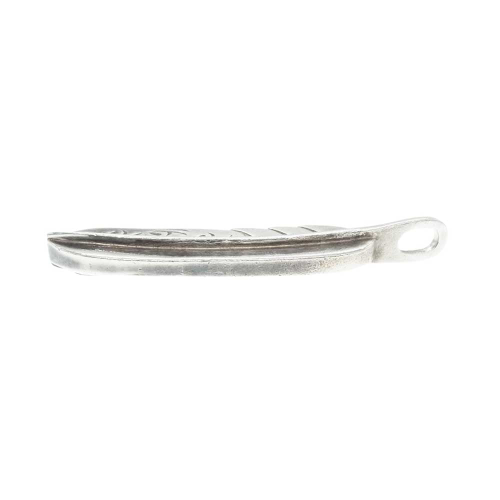 FIRST ARROW's ファーストアローズ HOOPER WORKS 6.7cm 唐草 フェザー ペンダント トップ シルバー系【中古】