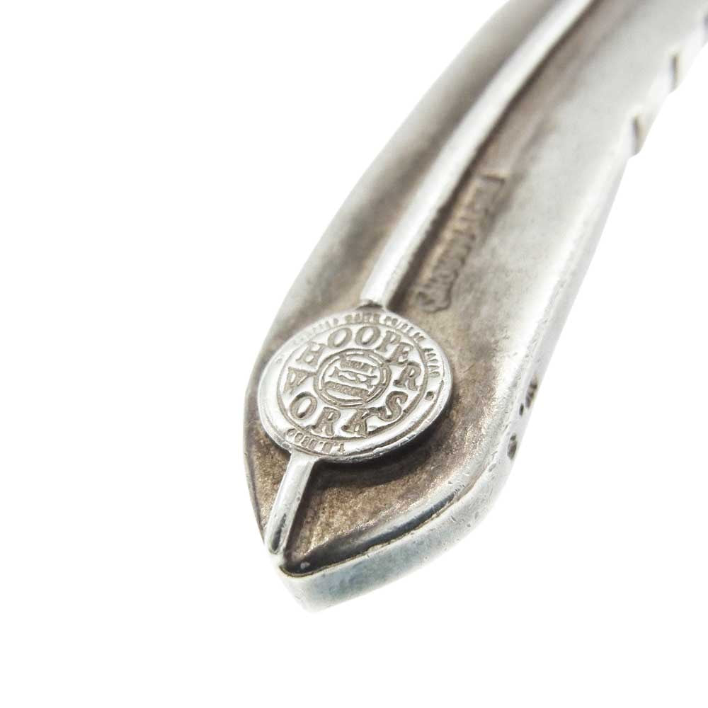 FIRST ARROW's ファーストアローズ HOOPER WORKS 6.7cm 唐草 フェザー ペンダント トップ シルバー系【中古】