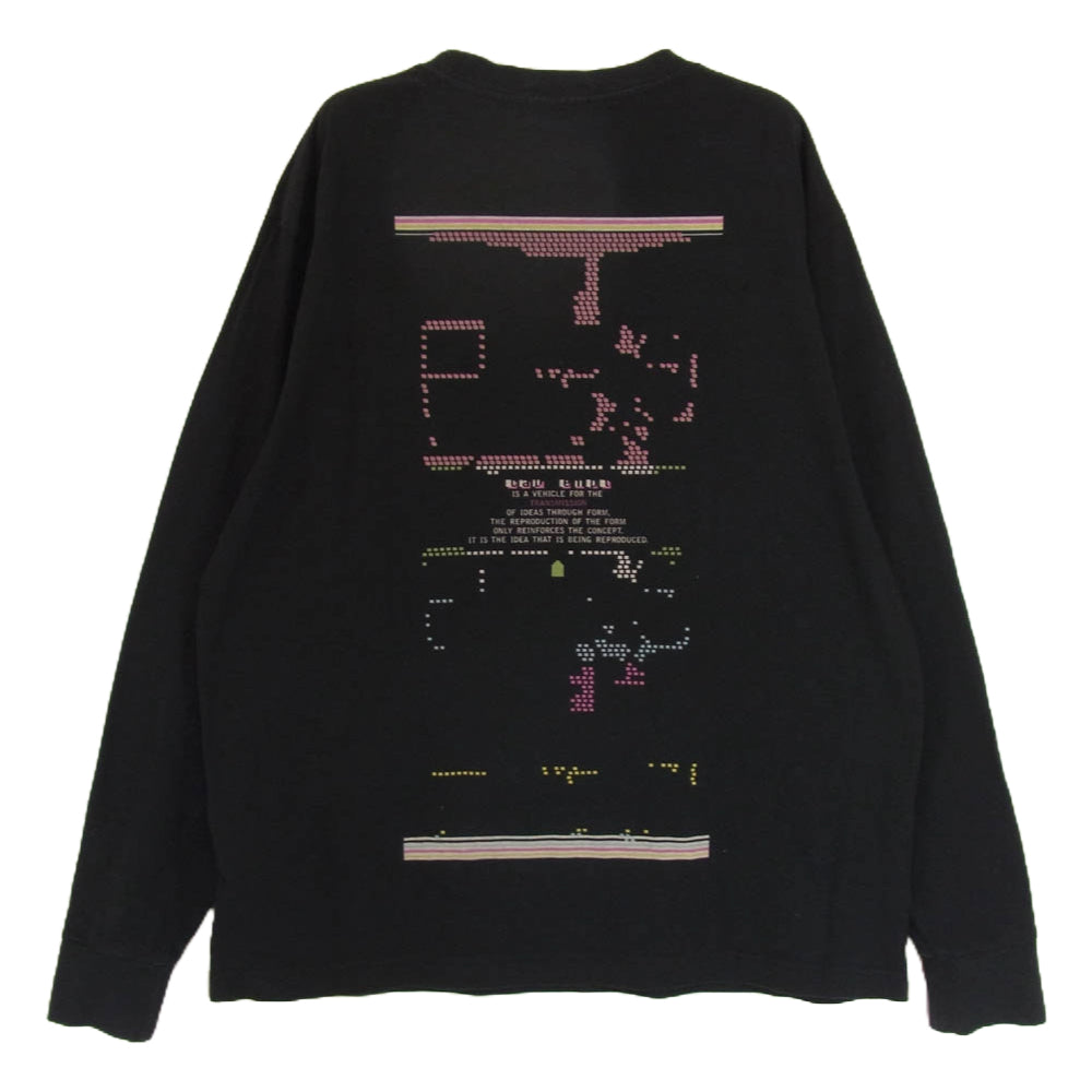 シーイー MD TRANSMITTER LONG SLEEVE グラフィック ロングスリーブ カットソー 長袖 ブラック系 L【中古】