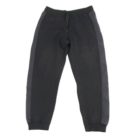 LOUIS VUITTON ルイ・ヴィトン HDY17W 側章 サイドライン ナイロン切替 スウェット イージー パンツ ブラック系 XXL【中古】