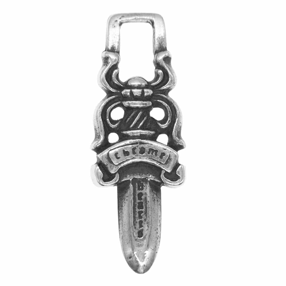 CHROME HEARTS クロムハーツ（原本無） #5 DAGGER ZIP #5 ダガー ジップ チャーム ペンダントトップ シルバー系【中古】