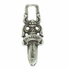 CHROME HEARTS クロムハーツ（原本無） #5 DAGGER ZIP #5 ダガー ジップ チャーム ペンダントトップ シルバー系【中古】