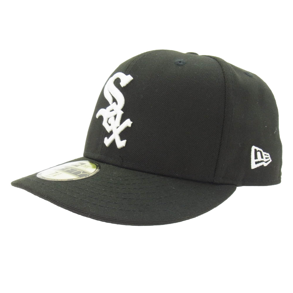 NEW ERA ニューエラ 59FIFTY Chicago White Sox シカゴ ホワイトソックス CAP 帽子 キャップ ブラック系【美品】【中古】