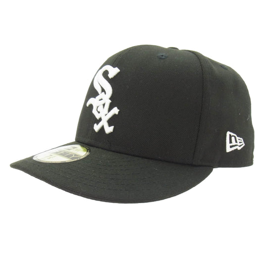 NEW ERA ニューエラ 59FIFTY Chicago White Sox シカゴ ホワイトソックス CAP 帽子 キャップ ブラック系【美品】【中古】