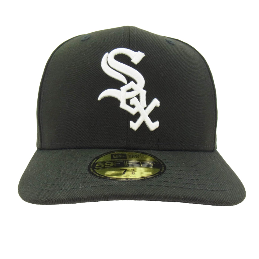 NEW ERA ニューエラ 59FIFTY Chicago White Sox シカゴ ホワイトソックス CAP 帽子 キャップ ブラック系【美品】【中古】