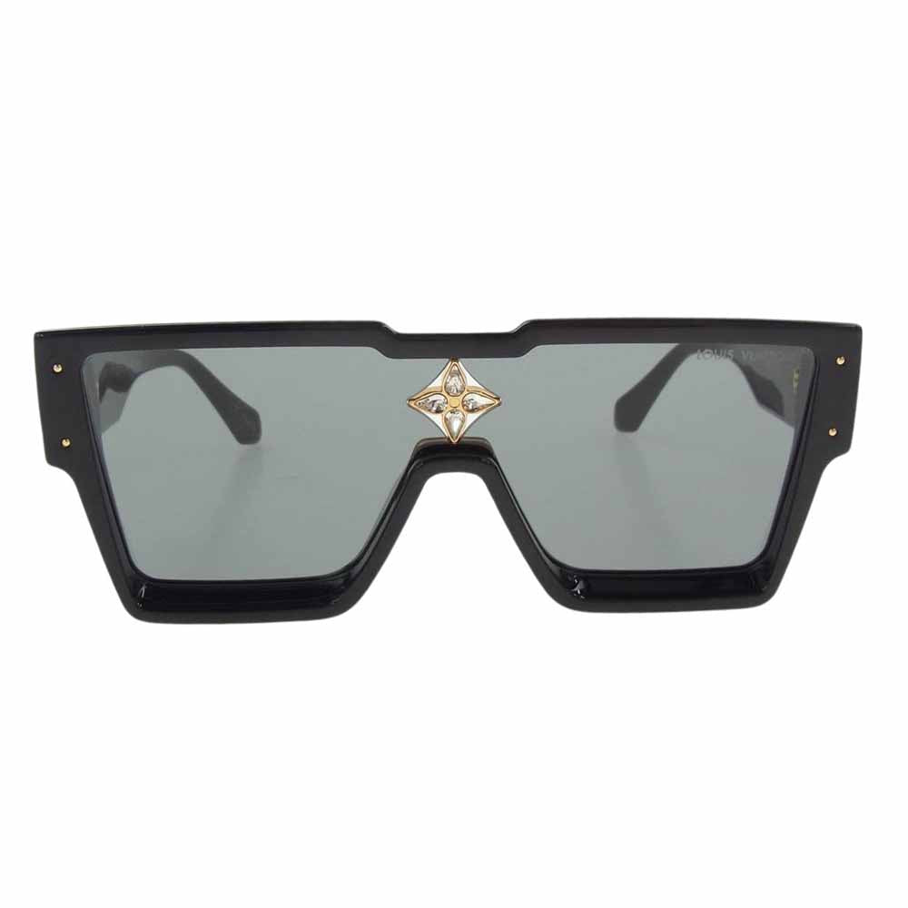 LOUIS VUITTON ルイ・ヴィトン サイクロン ビッグフレーム サングラス アイウェア　 ブラック系【極上美品】【中古】