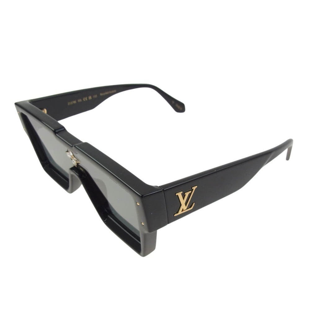 LOUIS VUITTON ルイ・ヴィトン サイクロン ビッグフレーム サングラス アイウェア　 ブラック系【極上美品】【中古】