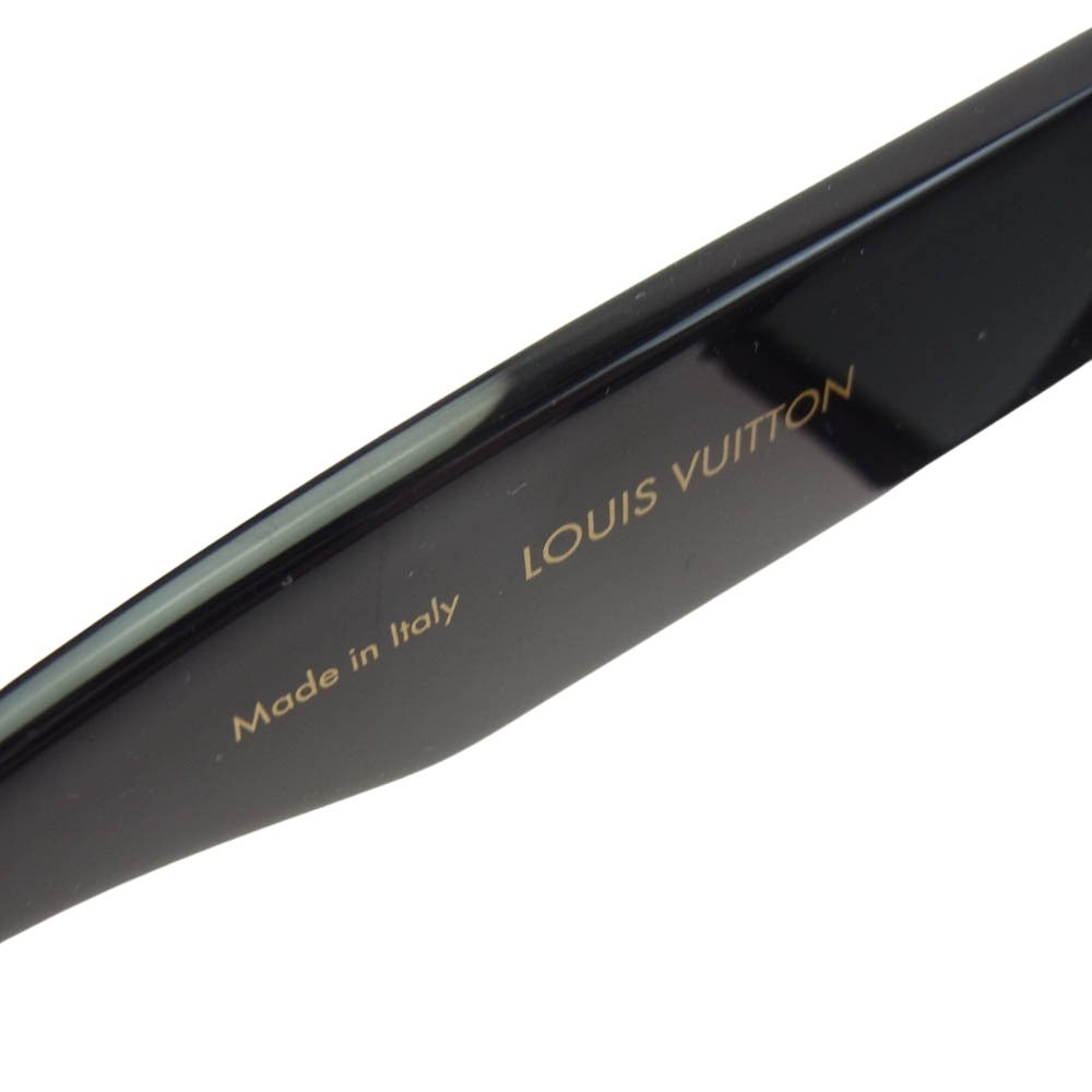 LOUIS VUITTON ルイ・ヴィトン サイクロン ビッグフレーム サングラス アイウェア　 ブラック系【極上美品】【中古】