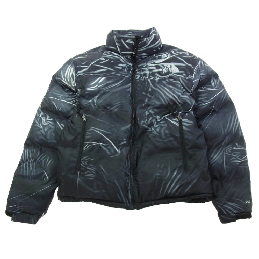 Supreme シュプリーム 23SS The North Face Trompe Loeil Printed Nuptse Jacket ノースフェイス トロンプ ルイユ プリンティド ヌプシ ジャケット ダウン グレー系 ブラック系 M【中古】