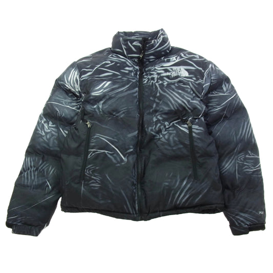Supreme シュプリーム 23SS The North Face Trompe Loeil Printed Nuptse Jacket ノースフェイス トロンプ ルイユ プリンティド ヌプシ ジャケット ダウン グレー系 ブラック系 M【中古】