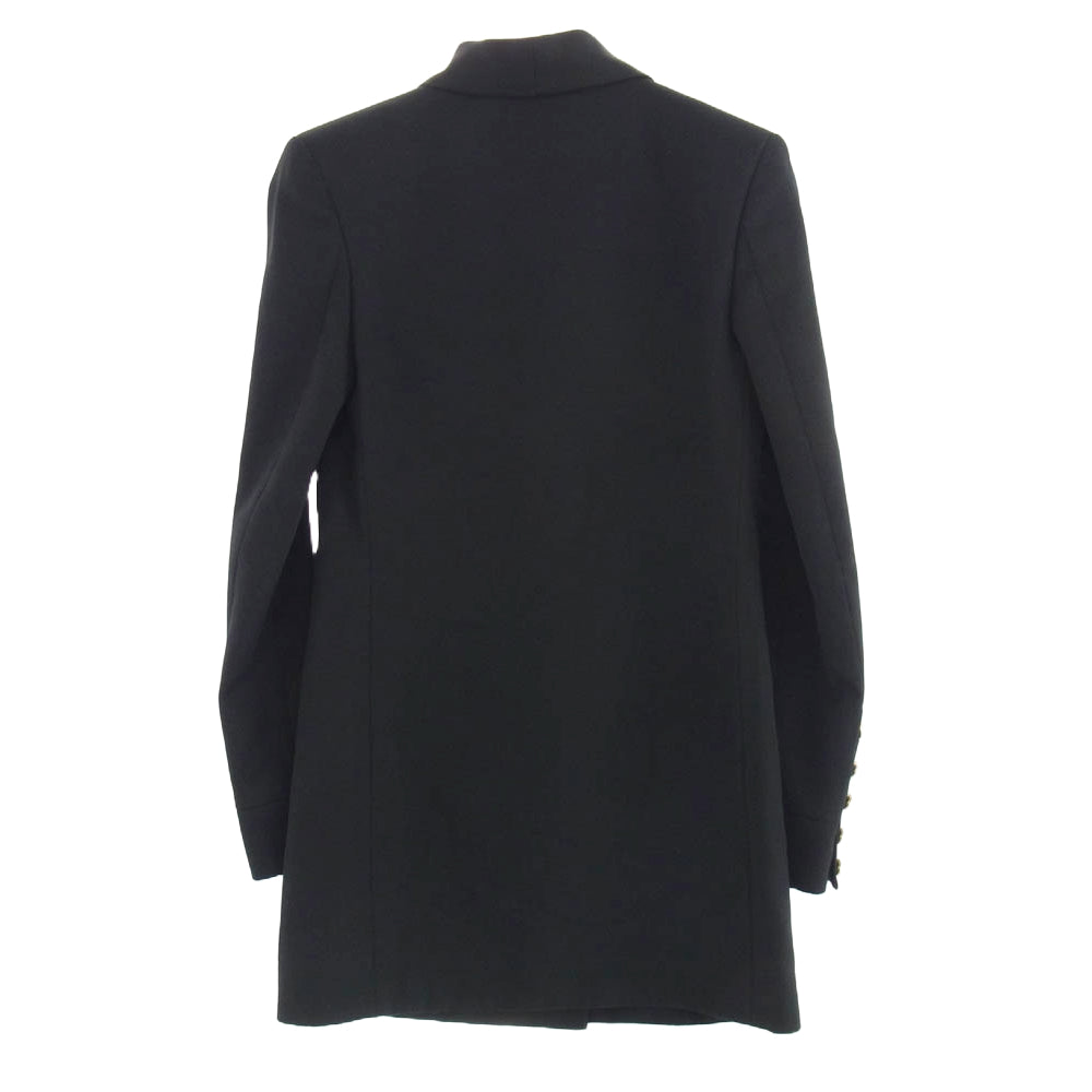 BALMAIN バルマン × H&M 金ボタン ショールカラー ブレザー テーラードジャケット ブラック系 32【中古】