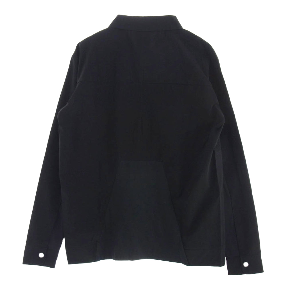 トムクロム ストレッチナイロン スナップフロント ジャケット ブラック系 M【極上美品】【中古】