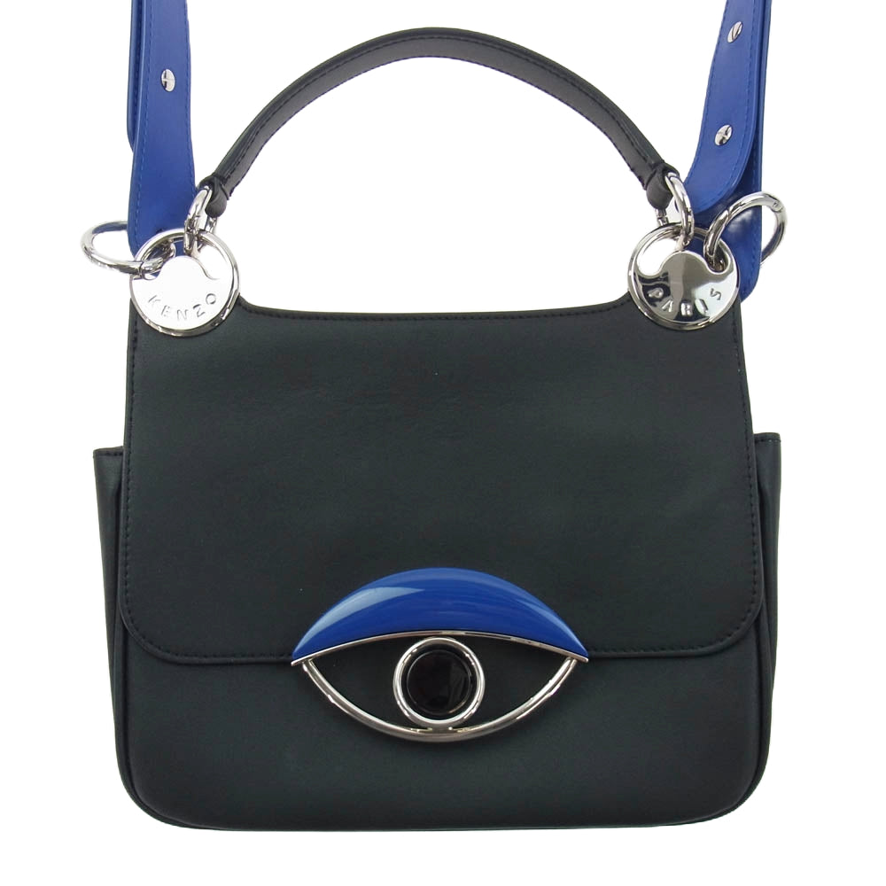 KENZO ケンゾー イタリア製 Tali BAG アイモチーフ レザー 2WAY
