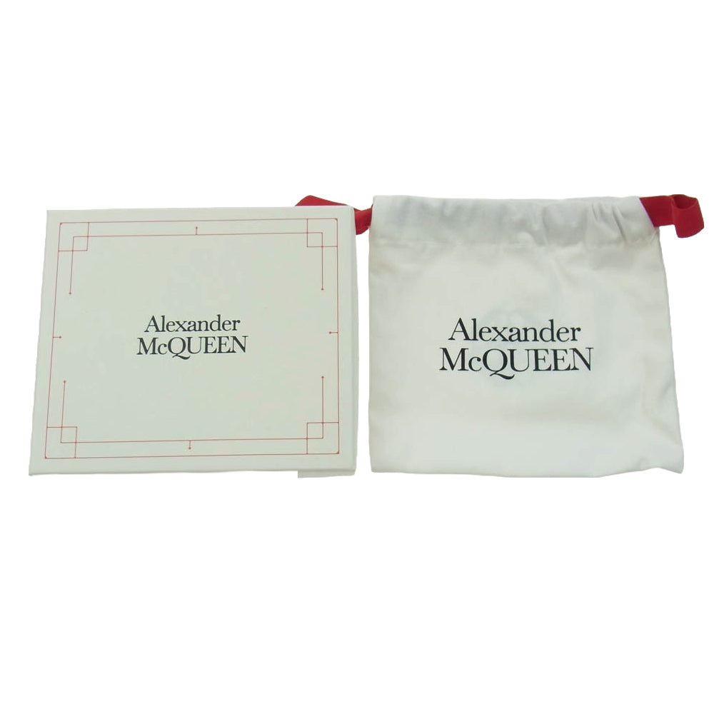 Alexander McQueen アレキサンダーマックイーン 7263381AAD01000 グリップ カード ホルダー ケース ブラック系【中古】