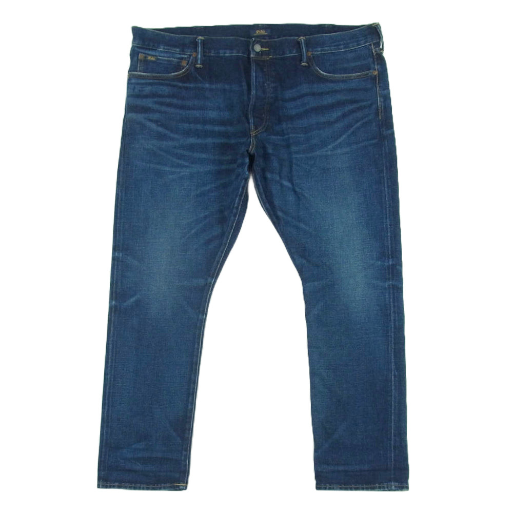 POLO RALPH LAUREN ポロ・ラルフローレン ストレート デニム パンツ ベトナム製 インディゴブルー系 W42 L32【中古】