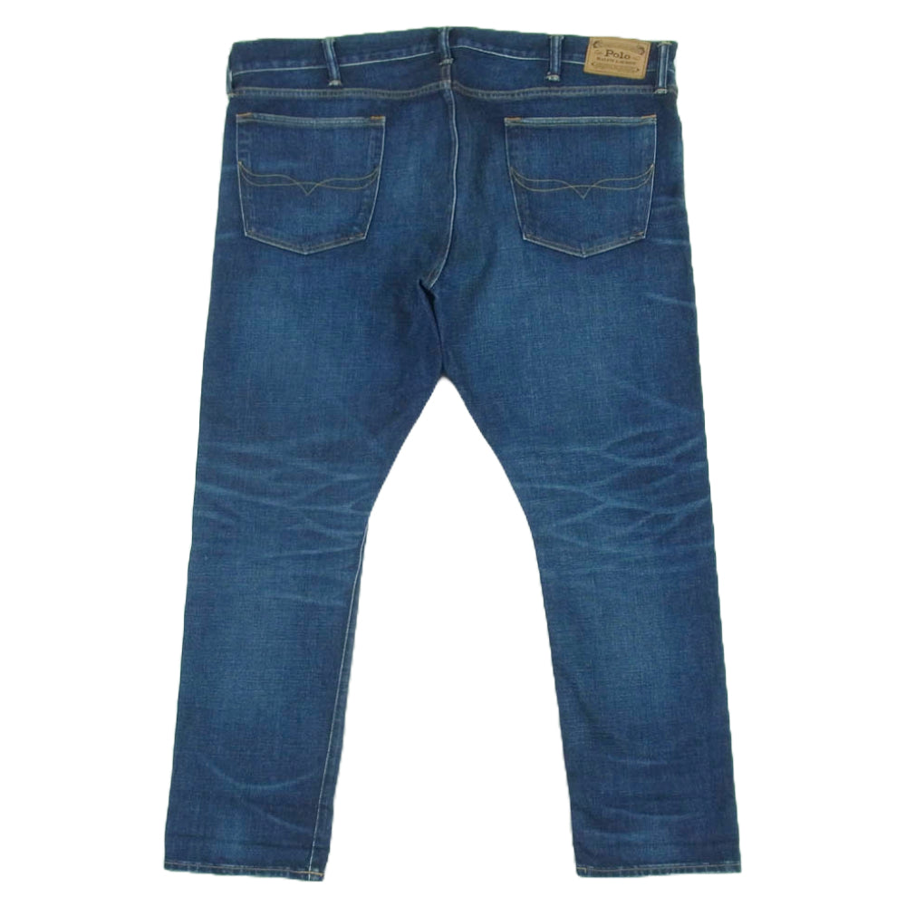 POLO RALPH LAUREN ポロ・ラルフローレン ストレート デニム パンツ ベトナム製 インディゴブルー系 W42 L32【中古】
