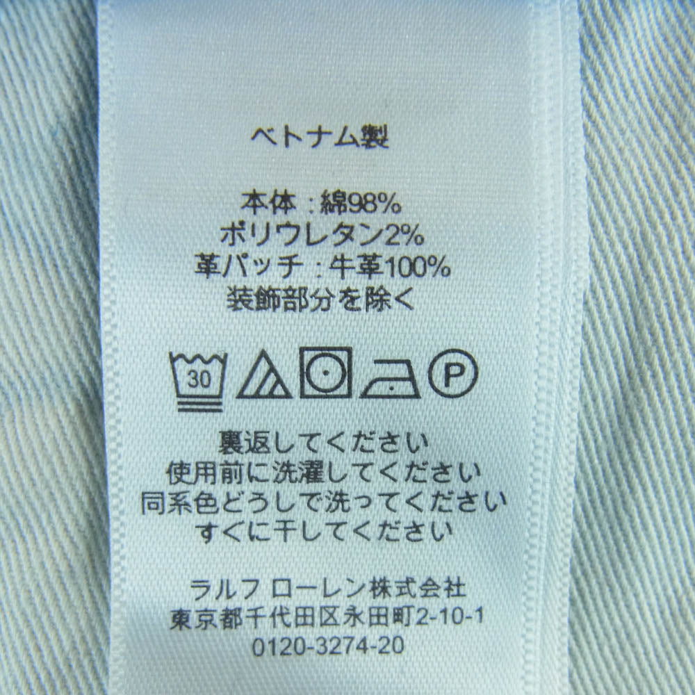 POLO RALPH LAUREN ポロ・ラルフローレン ストレート デニム パンツ ベトナム製 インディゴブルー系 W42 L32【中古】