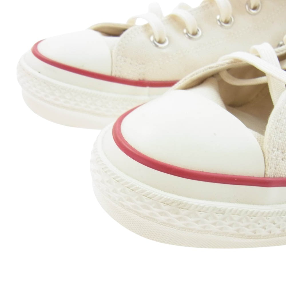 CONVERSE コンバース ALL STAR CANVAS AS J HI キャンバス ハイカット スニーカー オフホワイト系 30cm【中古】