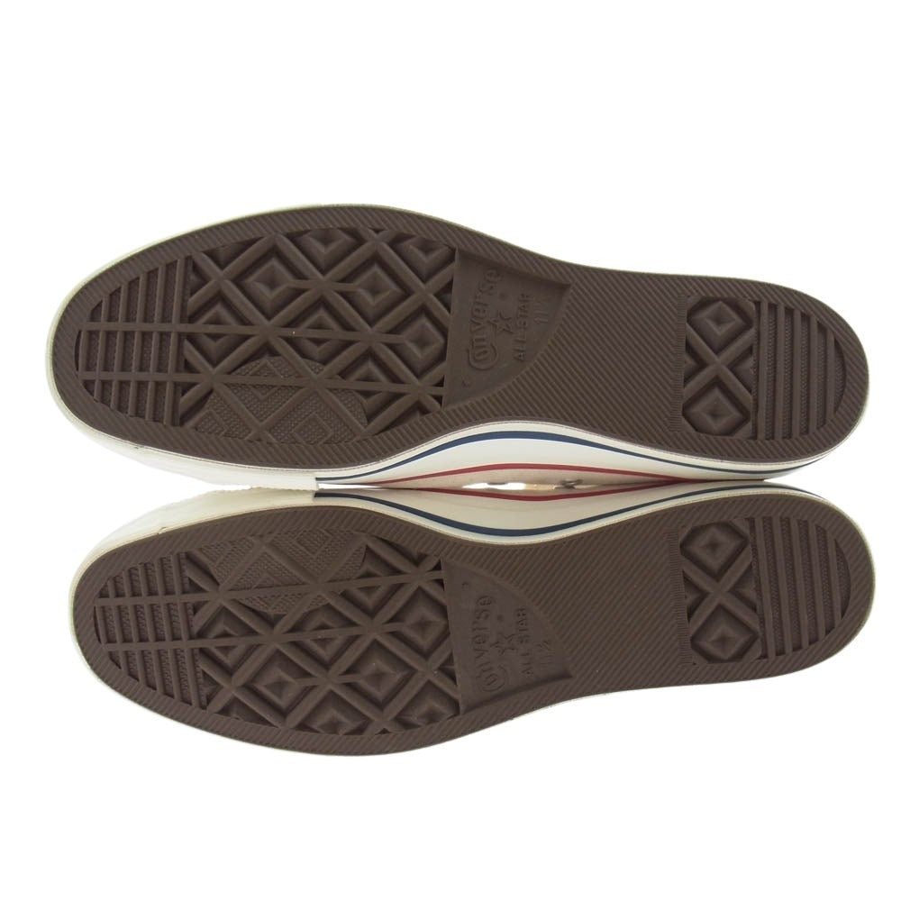 CONVERSE コンバース ALL STAR CANVAS AS J HI キャンバス ハイカット スニーカー オフホワイト系 30cm【中古】