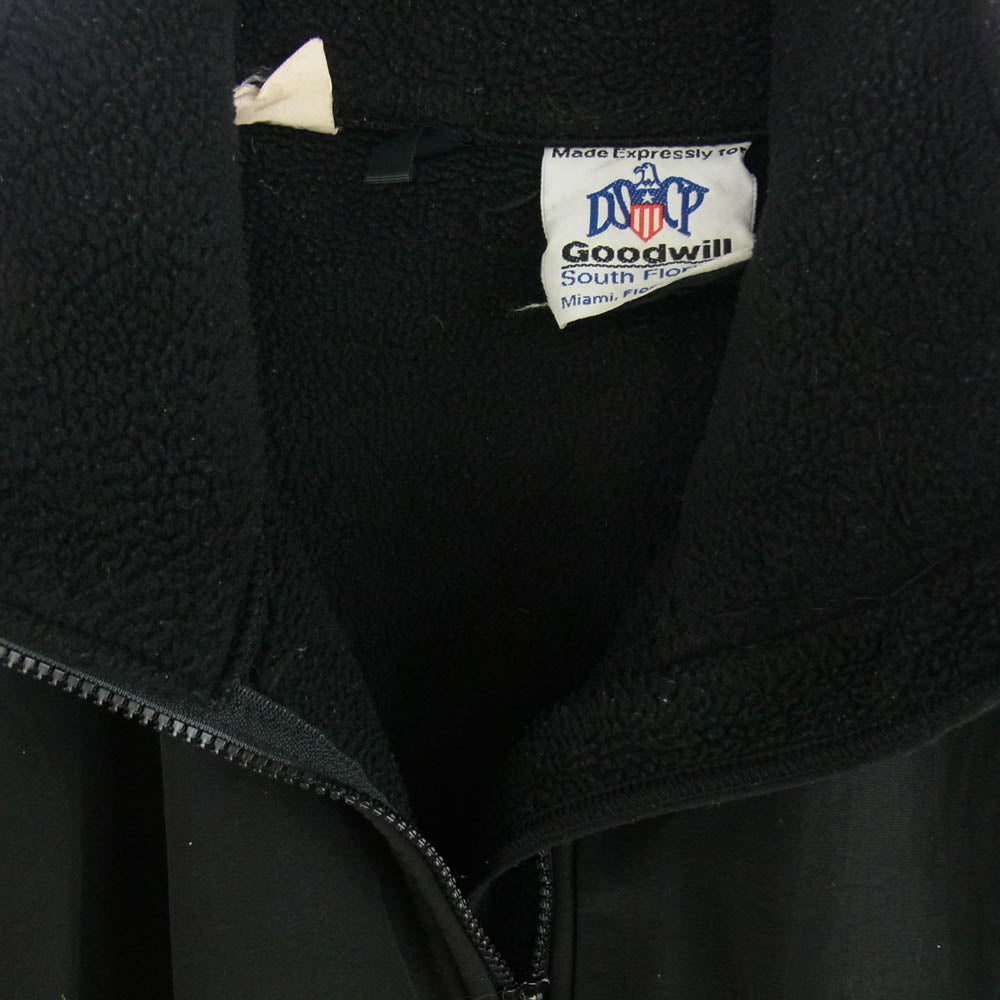 SPO100-03-D-EB88 U.S.ARMY ECWCS FLEECE JACKET GOODWILL社製 フリース ジャケット ブラック系 XL【中古】