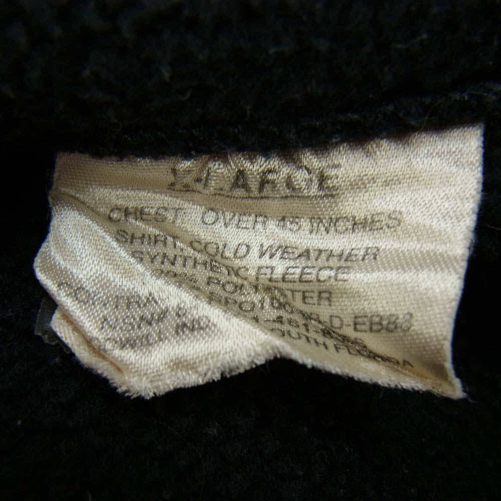 SPO100-03-D-EB88 U.S.ARMY ECWCS FLEECE JACKET GOODWILL社製 フリース ジャケット ブラック系 XL【中古】