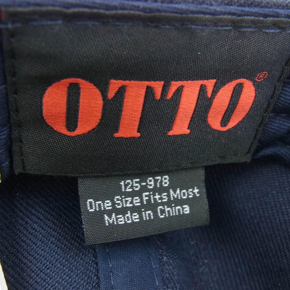 South2 West8 サウスツーウェストエイト × OTTO サークル ロゴ刺繡 ベースボール キャップ ネイビー系【中古】