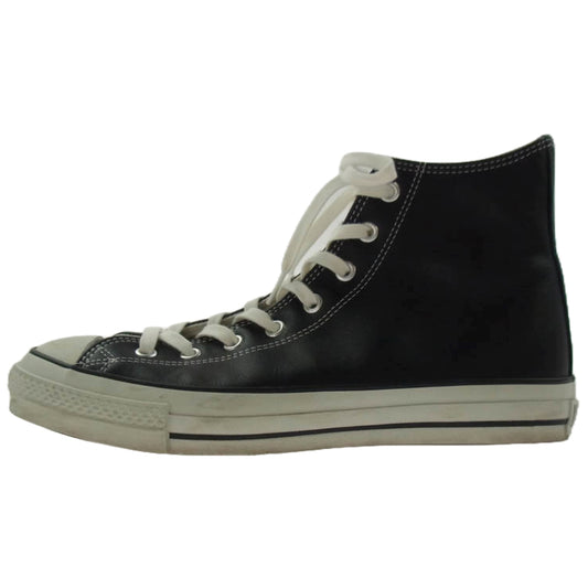 CONVERSE コンバース BILLY'S ビリーズ 別注 LEATHER ALL STAR J HI レザー オールスター ハイカット スニーカー ブラック系 30cm【中古】
