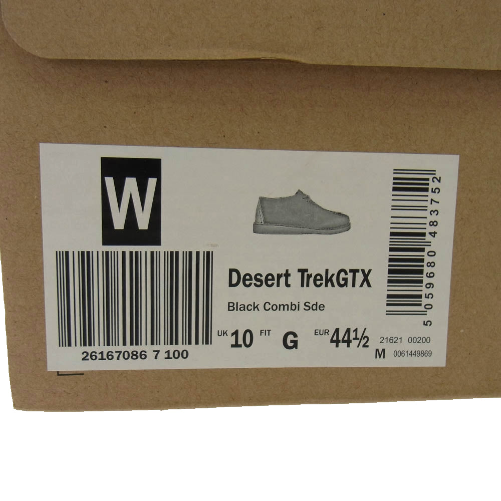 NEIGHBORHOOD ネイバーフッド × Clarks Desert Trek GTX クラークス デザート トレック ゴアテックス ブラック系 UK10【中古】
