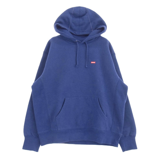 Supreme シュプリーム Small Box Hooded Sweatshirt スモール ボックスロゴ プルオーバー スウェット パーカー 青紫系 S【中古】