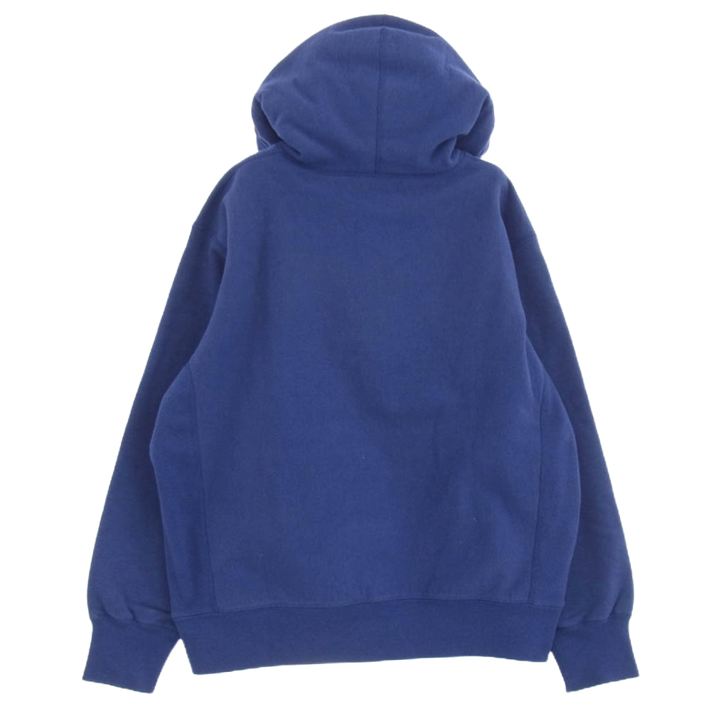 Supreme シュプリーム Small Box Hooded Sweatshirt スモール ボックスロゴ プルオーバー スウェット パーカー 青紫系 S【中古】